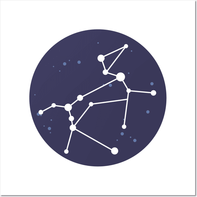 Canis Major Constellation Wall Art by aglomeradesign